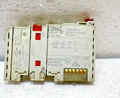 WAGO 750-512 I/O MODUL 250VAC 2.0A (KOSTENLOSER VERSAND)