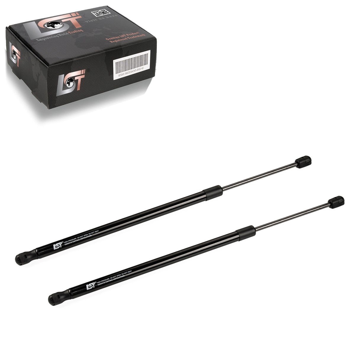2X Gas Spring Tailgate Dampers Lifters Rear 535N For Skoda Rapid NH3 12-