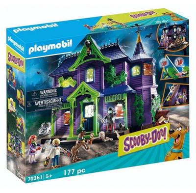 New + Sealed!  Genuine Playmobil Scooby Doo ''Haunted Mansion'' 70361