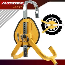 HEAVY DUTY Wheel Clamp Boot Tire Lock Car Truck Trailer RV Anti Theft 13" - 15" 