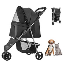 Small to Medium Size Dog Cat Pet Stroller Folding Portable Wagon FREE SHIPPING