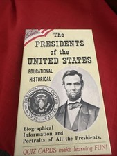 The Presidents Of The United States Quiz Cards