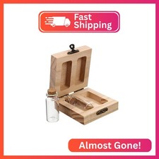 Healvian Fetal Hair Storage Box with Umbilical Cord Keepsake Bottle 3.14X3.14X1.
