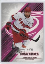 2024-25 Upper Deck Credentials Pink 84/99 Jaccob Slavin #74 1mn7