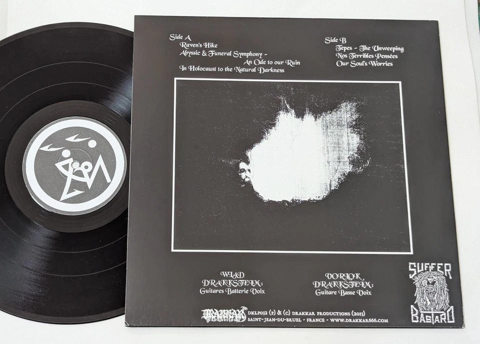 Vlad Tepes – Dans Notre Chute... 1st press Lp 2013 France - Image 2 of 3