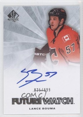 2011-12 SP Authentic Future Watch 825/999 Lance Bouma #276 Rookie Auto RC 2u3