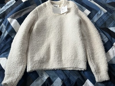 Jil Sander Boucle Wool Alpaca Blend Sweater w/Tags - Size 48 IT (M)
