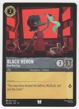 Black Heron Real Bad Egg 182/204 Whispers in the Well Disney Lorcana 001553