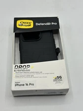 OtterBox Defender Case with Holster Case for iPhone 14 Pro Max, Black Case