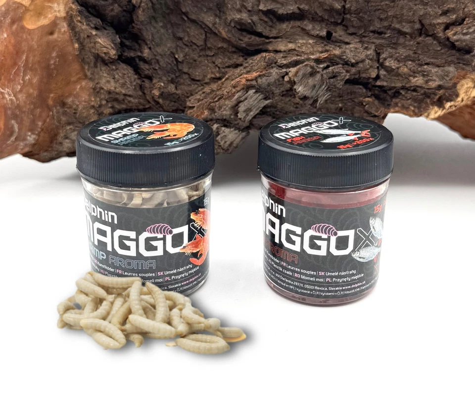 Delphin MaggoX Kunstmade Kunstköder 15g - ±200stk Shrimp & Fish Hakenköder Köder - Bild 1 von 1