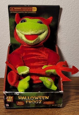 WORKING VIDEO BNIB Gemmy Frogz Halloween Devil Disco Infrerno Rare