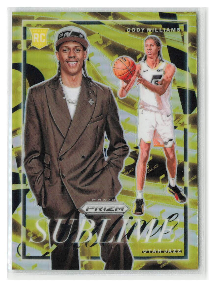 Cody Williams 2024-25 Panini Prizm Sublime Rookie SSP #26-JAZZ
