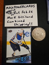 2020-21  UPPER DECK AUSTIN POGANSKI YOUNG GUN #460