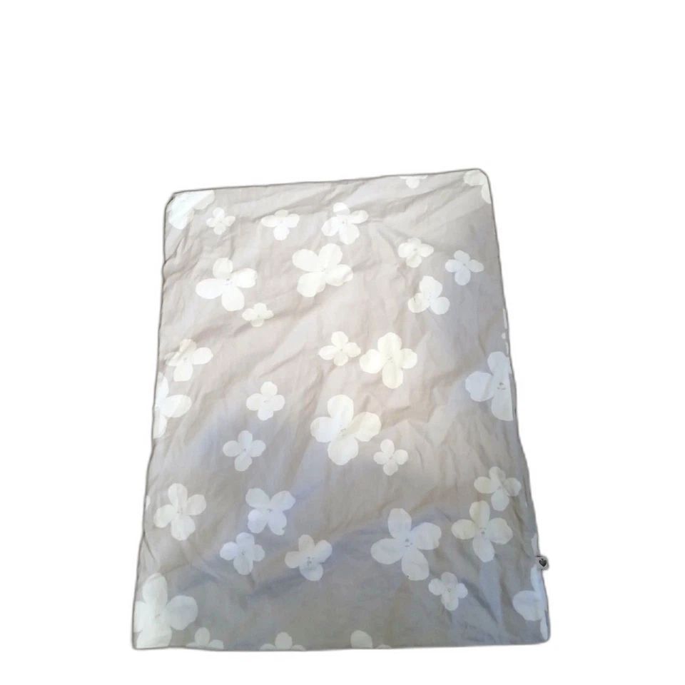 Par de fundas de almohada estándar Kate Spade gris blanco floral 100 % algodón ropa de cama Foto 2 de 3