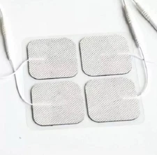 40PCS Electrode Pads for Massager 7000, 3000- Units 2x2 Inch Sticky White Cloth