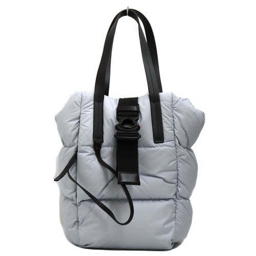 Moncler Quilted Small Tote Bag 5D00002 Nylon Light Blue with Dust Bag #KN1825