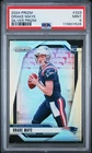 Drake Maye 2024 Panini Prizm Silver Prizm  Rookie Card RC PSA 9 #329 Patriots