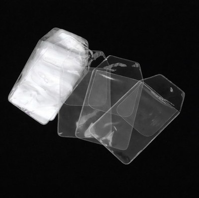 Pocket Protectors Clear 12pk Reusable Plastic Sleeves - Doctor Nurse Teacher 
