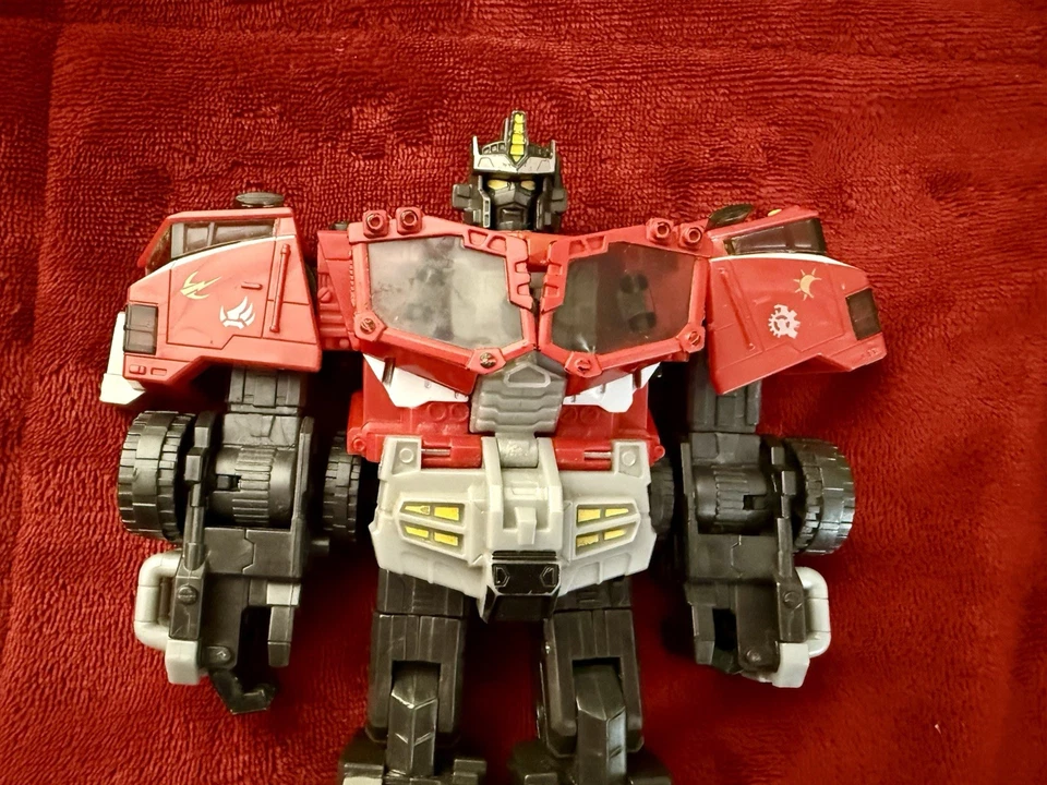 Transformers Cybertron Galaxy Force Optimus Prime Leader Class 2004 - Image 3 of 4