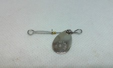 Vintage HILDEBRANDT Spinner #2 Nickel 1 1/2" inline Spinner rig fishing lure