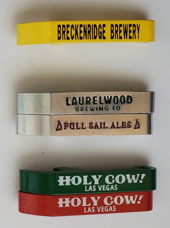 5 DIFF. CRAFT MICRO CO NV OR BREWING ALE BEER KEYCHAIN CAP CROWN BOTTLE OPENERS