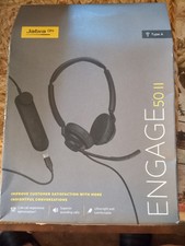 Jabra Engage 50 II USB-C Microsoft Teams Stereo Headset With Engage 50 II Link