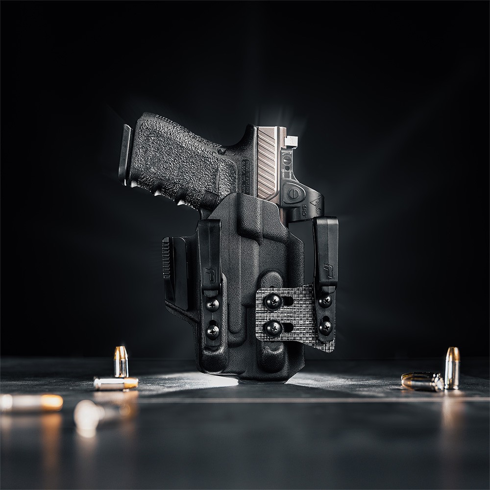 Arc IWB Light-Bearing Holster In Right Hand For: Shadow Systems CR920XL Streamlight TLR-7 Sub/TLR-7X Sub/TLR-7 Sub HLX Black Carbon Fiber-724456