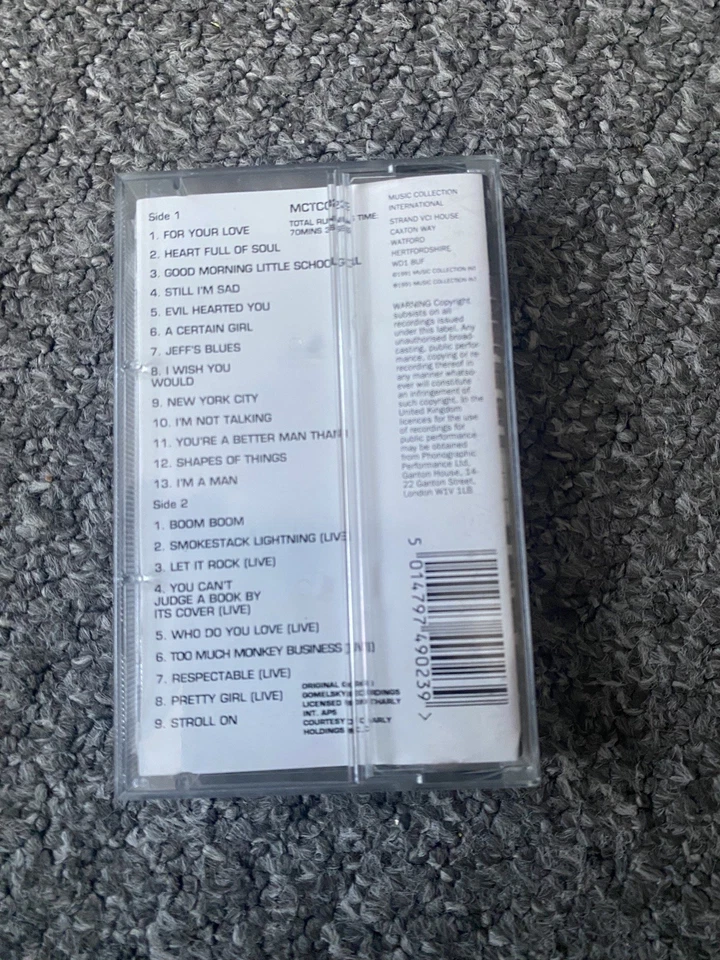 The Yardbirds Very Best Of Cassette- MCTC023 - Image 2 of 4