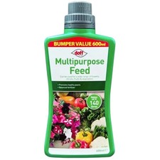 Doff Multipurpose feed 600ml makes  140L for flowers shrubs, fruts, vegetables 0.05 per litre