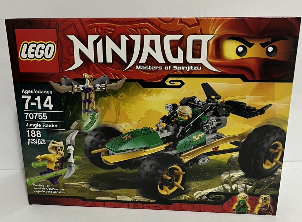 LEGO 70755 NINJAGO JUNGLE RAIDER  TOURNAMENT OF ELEMENTS LLOYD New Sealed