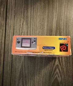 SNK Neo Geo Pocket Color CIB - Silver; Working In Good Condition w/ New Battery