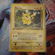 Pikachu 60/64 Jungle 1995 Wizards English Regular Common Basic 50 HP Attack 20