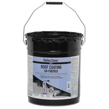 66 Home Roof Coating Waterproof Black Elastomeric Rubberized Sealant 4.75 Gal.