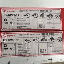 2x Bremsscheibe PRIME LINE - UV Coated BREMBO 09.D986.11 f&uuml;r MERCEDES GLA H247