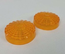2 Dietz Dz 77-558 Amber Lens Vintage Clearance Marker Light Trailer Pair Usa