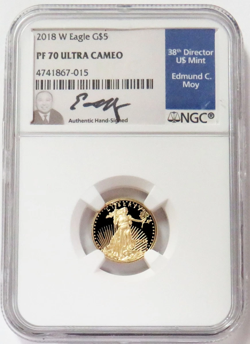 【値下げ】2018 W Eagle $5金貨 PF 70 ULTRA CAMEO American Eagle NGC 2018 Gold Bullion Coins for sale | eBay