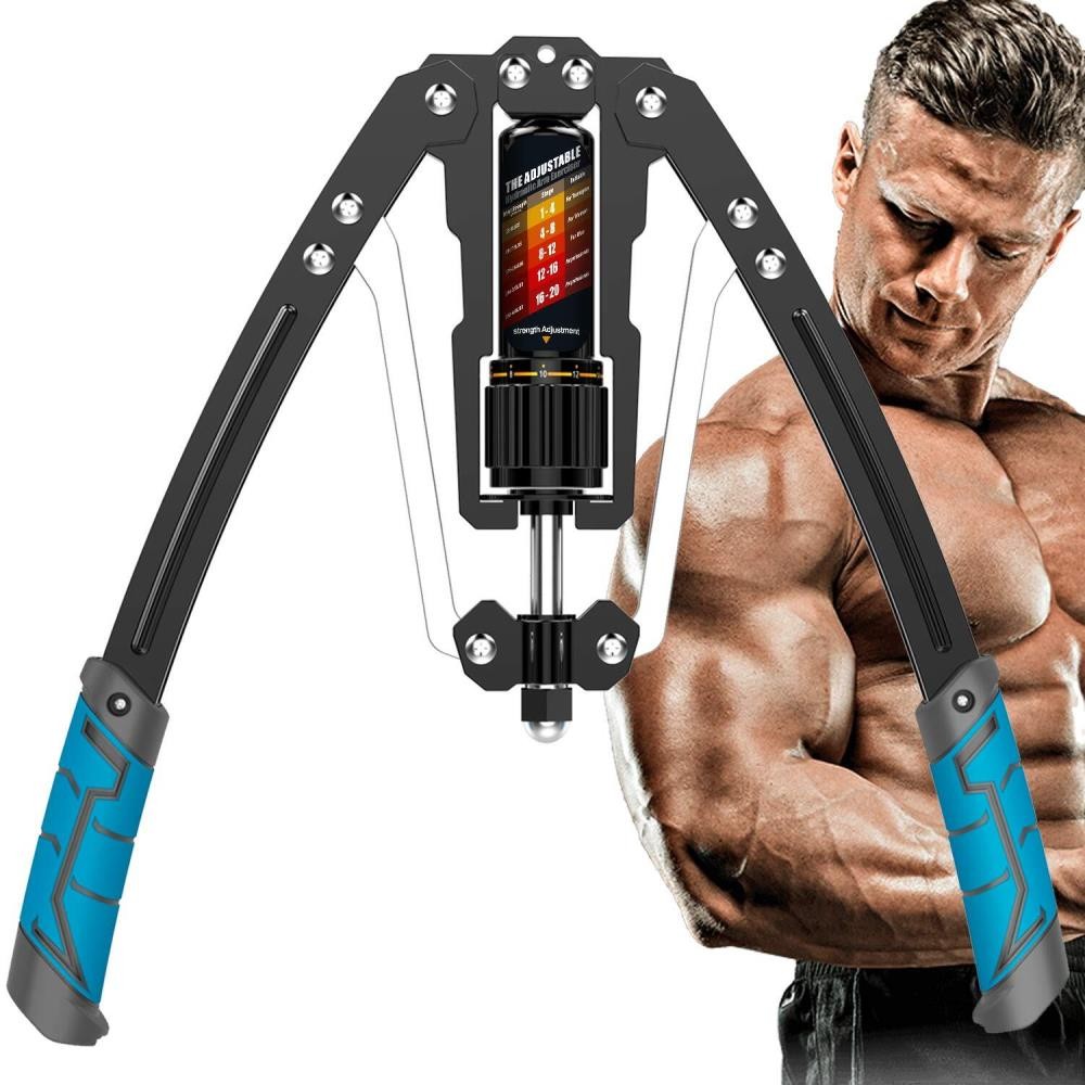Arm Exerciser 22-440lbs Hydraulic Power Chest Shoulder Trainer ?