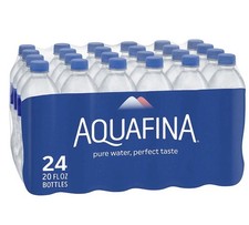 24 PACK! NEW! Aquafina Purified Water, 20 oz ...
