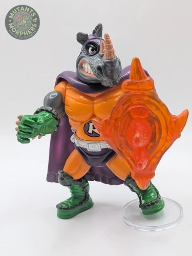 Vintage TMNT 1993 Rhinoman Action Figure with Accessory Ninja Turtles