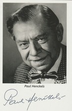 Paul Henckels Druckautogrammkarte Immenhof Filme