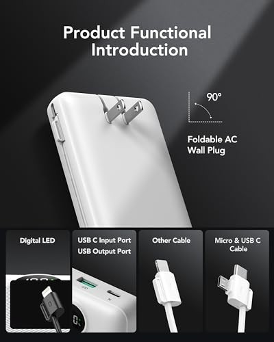 20000mAh Fast Charging Power Bank with USB-C, 4 Outputs & 2 Inputs 20000mAh Fast Charging Power Bank with USB-C, 4 Outputs & 2 Inputs