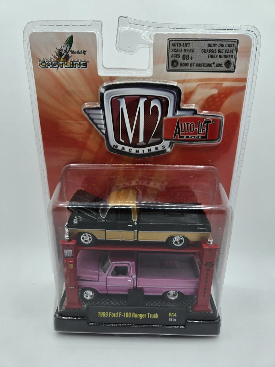 M2 Machines 1/64 Ford C-600 Truck & Mustang 1966 – Édition Limitée Chase (750ex)
