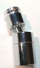 360-Degree Swivel Kitchen Faucet Aerator with Dual Flow Modes Polished Chrome