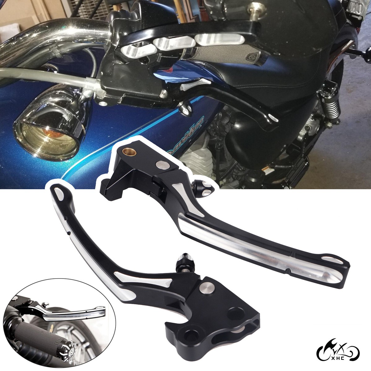 GYMARK Motorcycle Handle Brake Clutch Lever For Harley Sportster