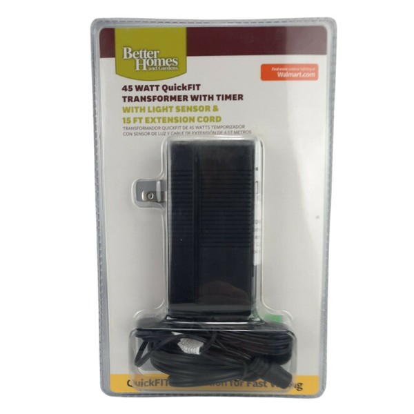 Better Homes & Gardens 45 Watt QuickFIT Transformer with Timer online