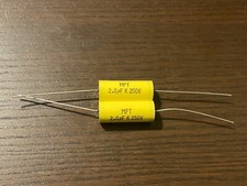 2 x 2uF 250V 2mfd NP Non Polarized Crossover Audio Capacitor MPT Film 2.0 uf