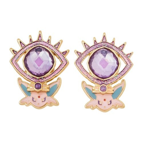 Pokemon Center Pokemon accessory Clips Earrings Psychic Terastal Espeon 2 pcs