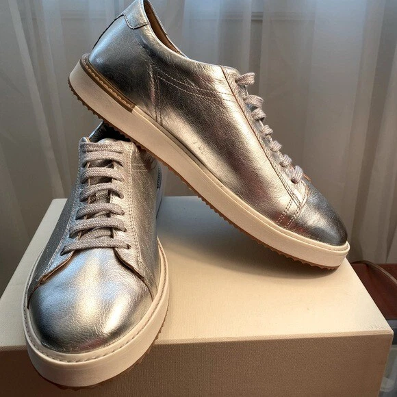 Hush puppies cheap silver shoes