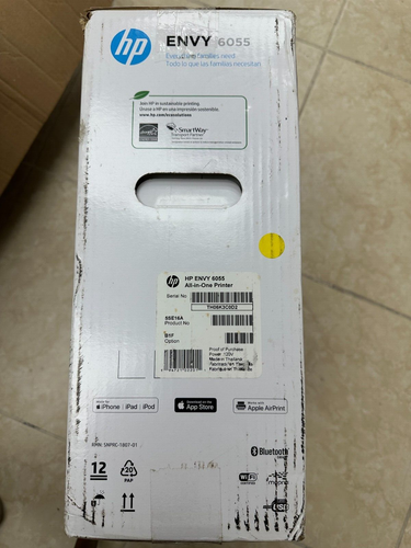 HP ENVY 6055 Thermal Inkjet All-In-One Printer - White - Brand New Sealed - Picture 2 of 3