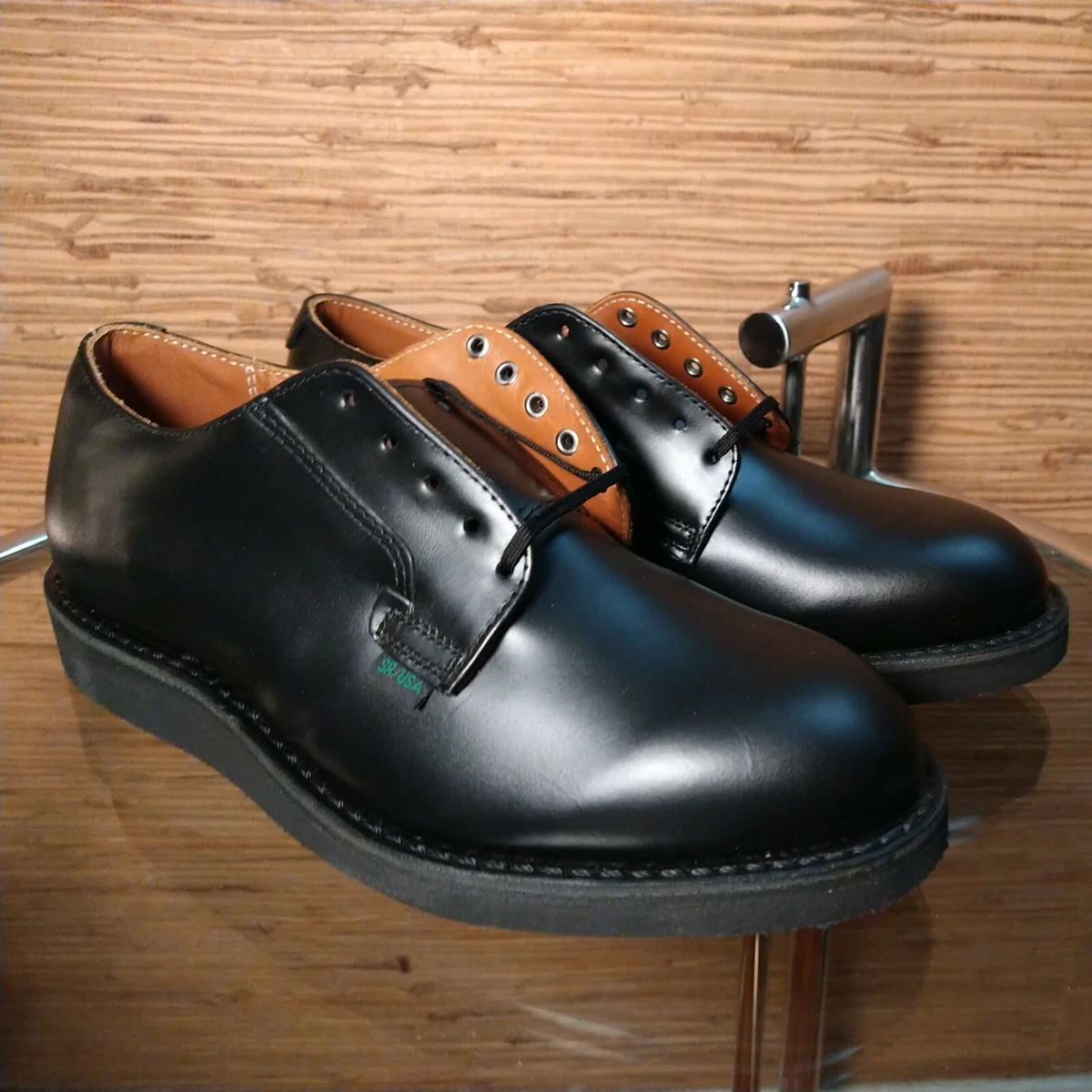 Red Wing Heritage 101 Postman Oxford Black Chaparral Men's Shoes Size 7 D